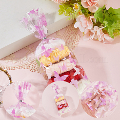 Целлофановые пакеты для упаковки конфет с принтом сливовой бабочки&nbsp;ABAG-WH20005-41