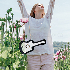 Набор для вязания кошелька в форме гитары своими руками&nbsp;DIY-WH0029-39