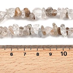 Природного кварца lodolite нитей бисера G-H315-A02-01