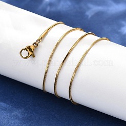 Ожерелья из нержавеющей стали 304 в виде змеиной цепи&nbsp;X-NJEW-F112-31