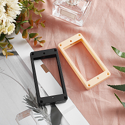 6 комплект из 2-х цветных колец для крепления гитарного звукоснимателя с алюминиевой крышкой для хамбакера AJEW-FG0001-83