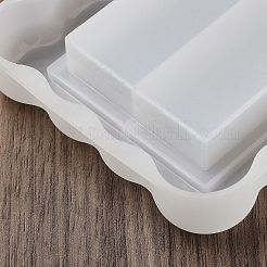 Прямоугольные силиконовые Молды для сервировочного подноса с зыбучим песком своими руками&nbsp;LS-DIY-G109-05C