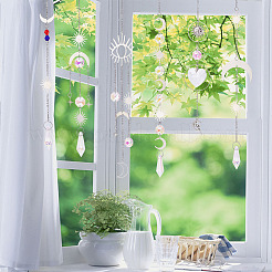 Ahademaker 6 шт. 6 стиля подвесной ловец солнца HJEW-GA0001-30