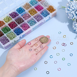 Алюминиевая проволока открыты кольца прыжок ALUM-PH0003-03-8mm