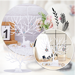 Пластиковый держатель для сережек для ювелирных изделий&nbsp;ODIS-WH0001-50B