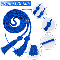 Веревка чести выпускной полиэстер AJEW-WH0314-317D