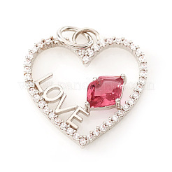 Латунные микро проложить кубического циркония подвески KK-I672-12