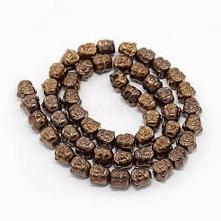 Electroplate non magnetici ematite sintetico fili di perline&nbsp;G-J181-08