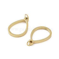 Placcatura ionica (ip) ciondoli in acciaio inossidabile 304&nbsp;STAS-G324-01F-G