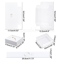 20 Stück Seifenkiste aus beschichtetem Papier&nbsp;CON-WH0076-69