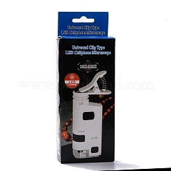 Абс-пластик светодиодная лупа для микроскопа для сотового телефона&nbsp;AJEW-M032-02P