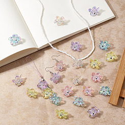 30pcs 5 styles pendentifs acryliques transparents&nbsp;PALLOY-SW00143