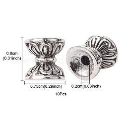 Шапочки и конусы для бусин TIBEB-YW0001-08