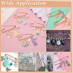 10 шт. 304 нержавеющая сталь английские булавки фурнитура для броши STAS-UN0058-48