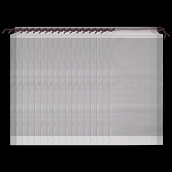 Rechteckige Plastikbeutel mit Kordelzug&nbsp;ABAG-TAC0013-25