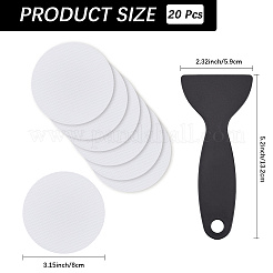 Плоские круглые противоскользящие наклейки для ванны peva AJEW-CN0003-85B