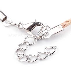 Смешанный камень шарм браслеты BJEW-Q681-12