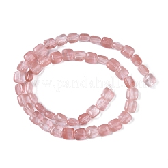 Вишневого кварца стеклянные бусы пряди G-M435-A17-01