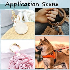 10 шт. Кольца пружинные затворные из сплава FIND-SP0001-38G