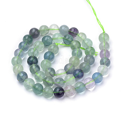 Perline fluorite naturale fili&nbsp;G-S150-38-8mm