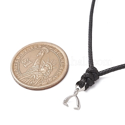 3 шт. 3 стиля регулируемых вощеных полиэфирных шнуров для изготовления ожерелий AJEW-JB01308