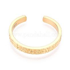 Кольца-манжеты из стерлингового серебра с текстурой 925 для женщин STER-N016-53G