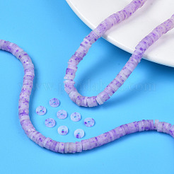 Полимерной глины ручной работы бисер нитей CLAY-R089-6mm-162