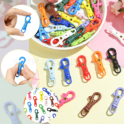 32 шт. 16-х цветные пластиковые помпоны с поворотными застежками FIND-SC0017-03