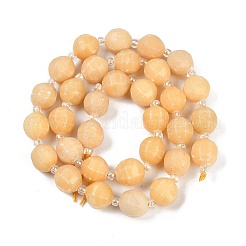 Topaz natural jade perlas hebras&nbsp;G-G182-B15-05