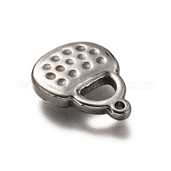 変色しにくい201ステンレススチールペンダント  ハンドバッグ  ステンレス鋼色  16.5x13.5x3.5mm  穴：1.2mm&nbsp;X-STAS-H125-12P