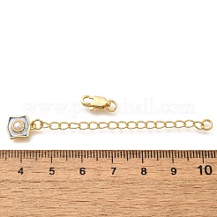 Латунный АБС искусственный жемчуг заканчивается цепочкой KK-K398-10G