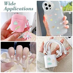 200 шт. 10-х цветные кабошоны из смолы в форме короны&nbsp;MRMJ-CJ0001-22