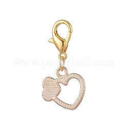 Подвесные украшения из сплава эмали HJEW-JM00997