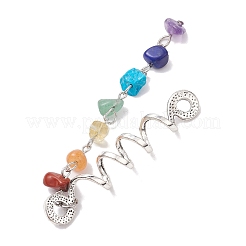 Perles de dreadlocks en alliage&nbsp;OHAR-JH00036-01