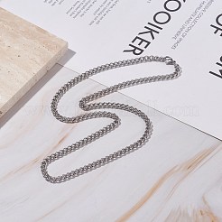 Collana con catene a maglie in acciaio inossidabile 304 anti-ossidazione per uomo e donna&nbsp;NJEW-JN03846-02