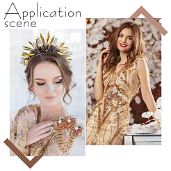 2 шт. лоскуты ткани с цветочным узором и бисером ручной работы&nbsp;PATC-FG0003-09