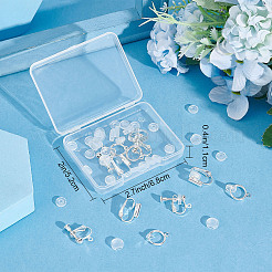 18 шт. 3-х стилевые латунные клипсы-серьги FIND-SC0003-96S