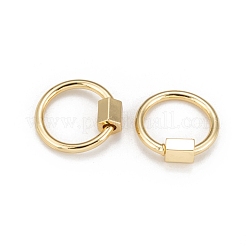 Латунные брелоки с карабином KK-T047-06G