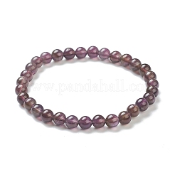 Природный аметист бисера браслеты простирания&nbsp;X-BJEW-D446-B-47