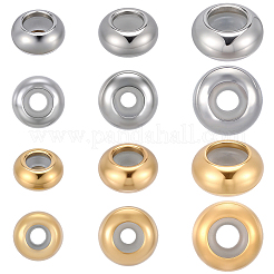 36 шт. 6 стиля бусин из нержавеющей стали 304&nbsp;STAS-BBC0008-49