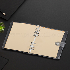 1 funda para carpeta A6 de PVC transparente con 6 anillas&nbsp;AJEW-LP0003-15