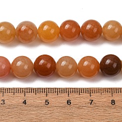 Chapelets de perles en aventurine rouge naturelle&nbsp;G-H067-A02-10MM