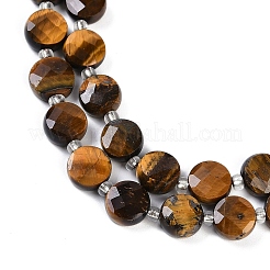Природных тигровый глаз бисер нитей&nbsp;G-B049-F03-02