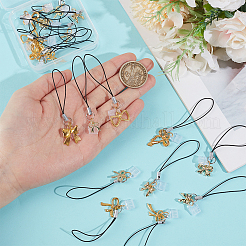 20 шт. 10-х стильных ремешка для мобильного телефона из сплава HJEW-OC00112