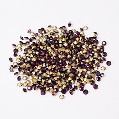 Strass de grade A de dos en plaqué de diamand en verre&nbsp;RGLA-SS14-016