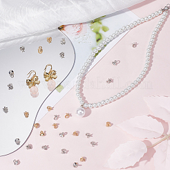 600 шт. 2 цвета ccb пластиковый стаканчик жемчужные штифты булавки подвески CCB-SC0001-04