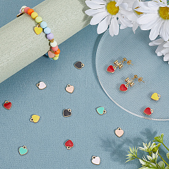 Подвески из эмали из сплава 100 шт.&nbsp;ENAM-SP0001-06