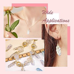 10 шт. 5-цветные прозрачные акриловые подвески с УФ-покрытием&nbsp;MACR-CJ0002-34