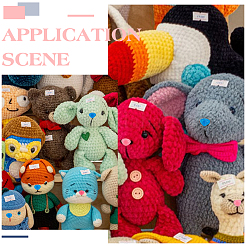 72 шт. 6 стиля 2 цвета нос для куклы из смолы DIY-GA0008-64