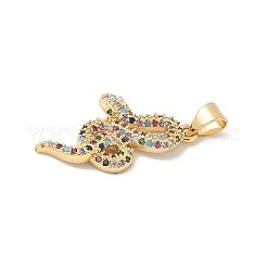 Латунные микро проложить кубического циркония подвески&nbsp;LS-KK-D353-01G